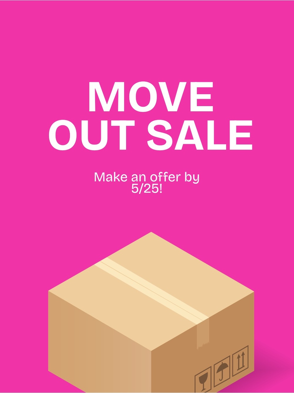 Move out sale!